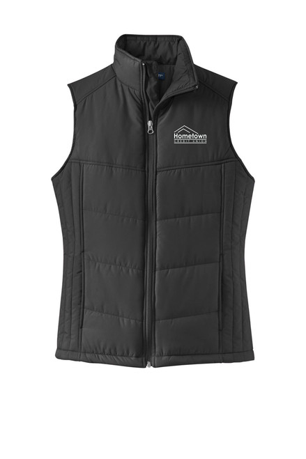 Hometown Credit Union L709 Ladies Puffy Vest 