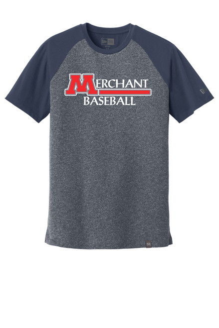 Merchant Baseball NEA107 Unisex Heritage Blend Varsity Tee (Navy) Merchant Baseball NEA107 Unisex Heritage Blend Varsity Tee (Navy)
