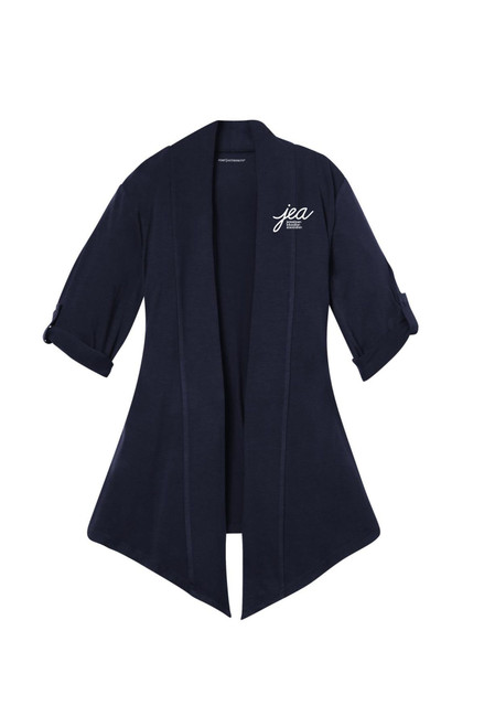 JEA L543 Ladies Port Authority Concept Shrug (Dress Blue Navy) JEA L543 Ladies Port Authority Concept Shrug (Dress Blue Navy)