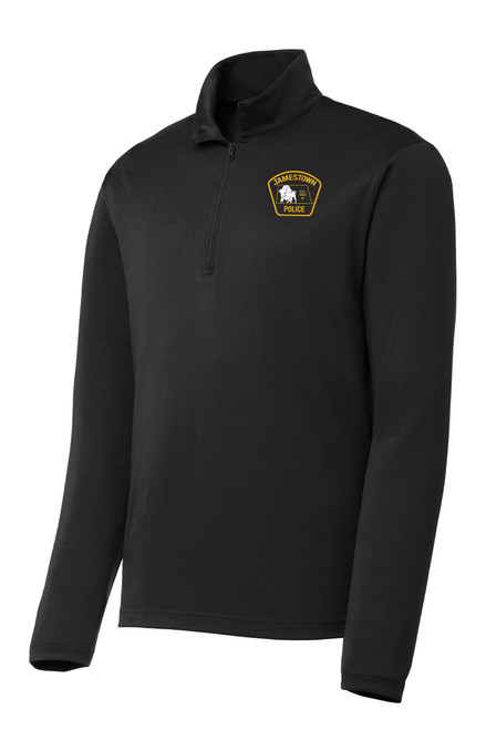 JMST Police Department ST357 Unisex Sport-Tek PosiCharge Quarter Zip Pullover (Alternate Pocket Logo-No Sleeve) JMST Police Department ST357 Unisex Sport-Tek PosiCharge Quarter Zip Pullover (Alternate Pocket Logo-No Sleeve)