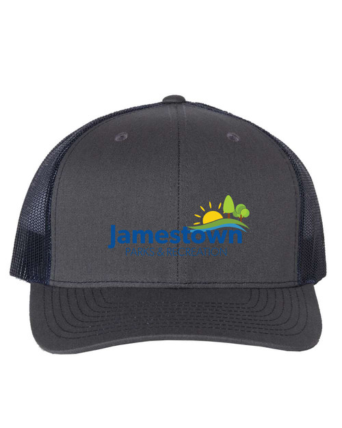 Park and Rec 112 Richardson Adjustable Snapback Trucker Cap (Charcoal-Navy) Park and Rec 112 Richardson Adjustable Snapback Trucker Cap (Charcoal-Navy)