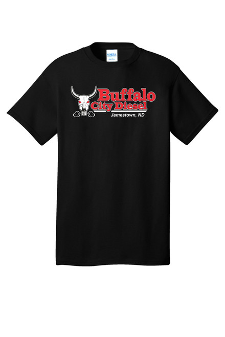 Buffalo City Diesel PC54 Port and Company Unisex Core Cotton Tee Buffalo City Diesel PC54 Port and Company Unisex Core Cotton Tee