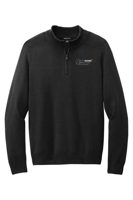 DRMC MM3020 Mercer Mettle Quarter Zip Sweater (Black) DRMC MM3020 Mercer Mettle Quarter Zip Sweater (Black)