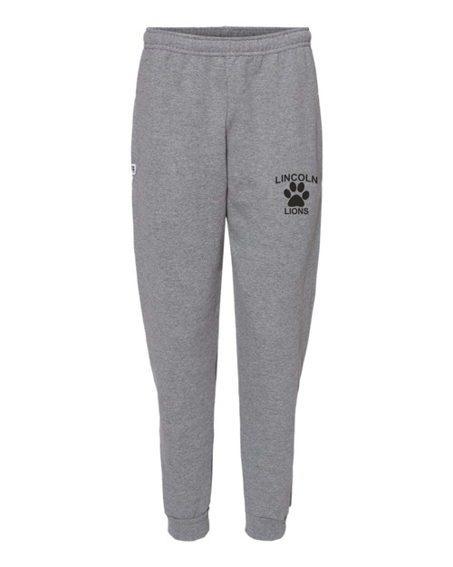 Lincoln Elementary 20JHBM Russell Athletic Unisex Dri Power Fleece Joggers (Oxford)