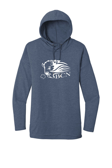 BCN Apparel DT671 District Ladies Featherweight French Terry Hoodie (Washed Indigo) BCN Apparel DT671 District Ladies Featherweight French Terry Hoodie (Washed Indigo)