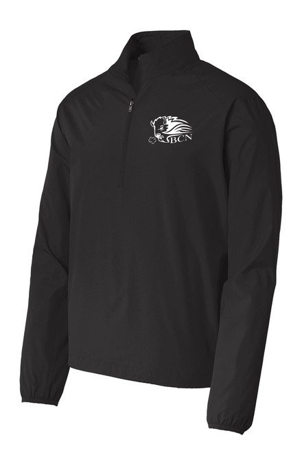 BCN Apparel J343 Port Authority Unisex Zephyr Half Zip Pullover (Black) BCN Apparel J343 Port Authority Unisex Zephyr Half Zip Pullover (Black)