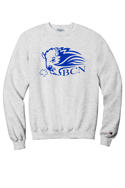 BCN Apparel S6000 Champion Unisex Powerblend Crewneck Sweatshirt (Silver Grey)