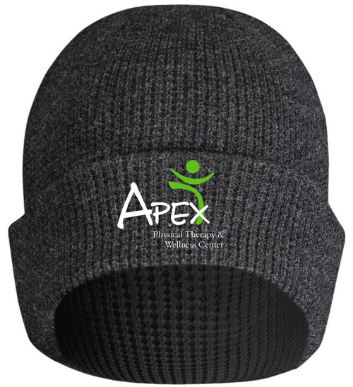 Apex Apparel 627K WAFFLE KNIT CUFF BEANIE