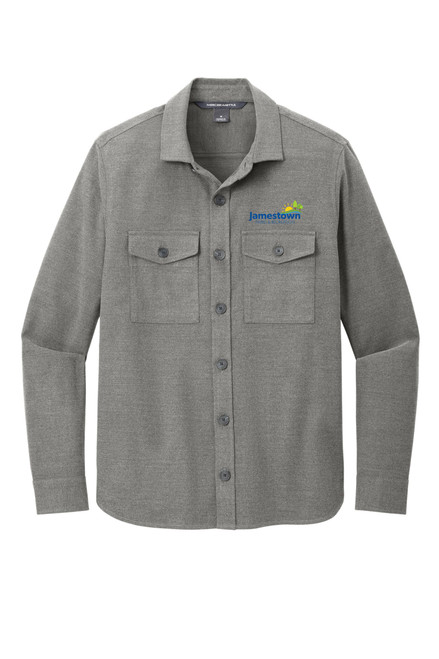 Park and Rec MM2020 Mercer+Mettle™ Long Sleeve Twill Overshirt (Light Anchor Grey) Park and Rec MM2020 Mercer+Mettle™ Long Sleeve Twill Overshirt (Light Anchor Grey)
