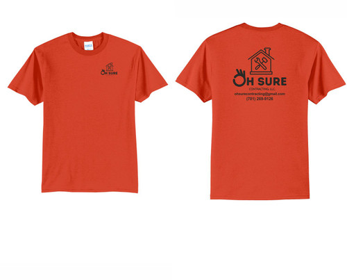 Oh Sure Contracting PC55 Port & Company® Core Blend Tee Oh Sure Contracting PC55 Port & Company® Core Blend Tee