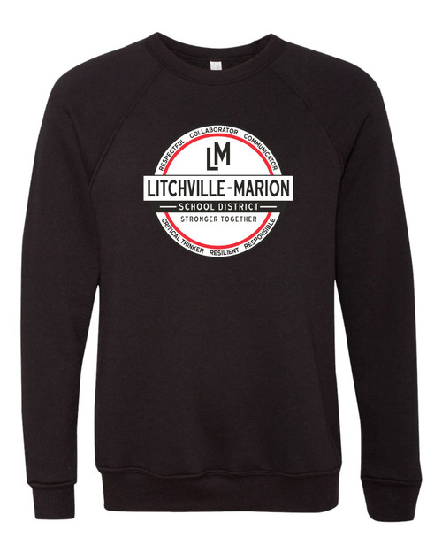 LM School 3901 BELLA + CANVAS - Sponge Fleece Raglan Crewneck Sweatshirt LM School 3901 BELLA + CANVAS - Sponge Fleece Raglan Crewneck Sweatshirt
