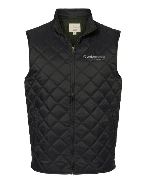 Guardian Angels 207359 Weatherproof - Vintage Diamond Quilted Vest (Black)