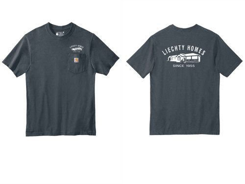 Liechty Homes CTK87 Carhartt ® Workwear Pocket Short Sleeve T-Shirt