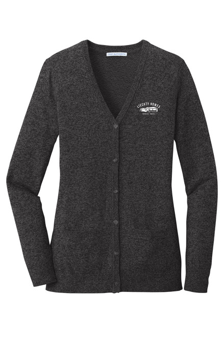 Liechty Homes LSW415 Port Authority ® Ladies Marled Cardigan Sweater