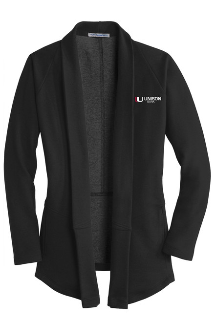 Unison Bank L807 Port Authority® Ladies Interlock Cardigan Unison Bank L807 Port Authority® Ladies Interlock Cardigan