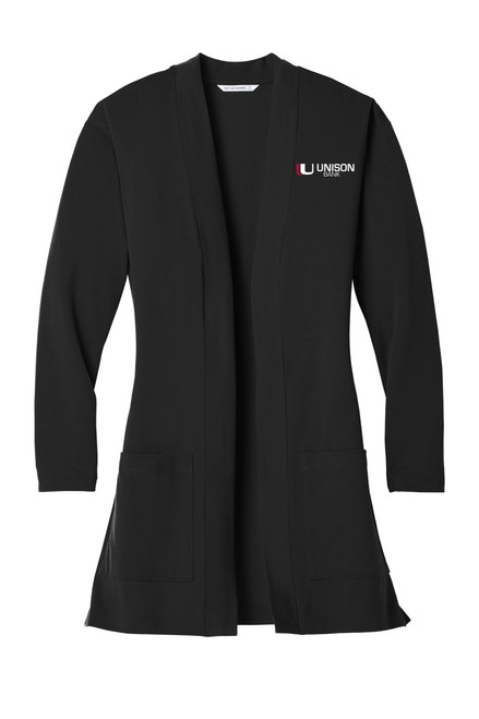 Unison Bank LK5434 Port Authority ® Ladies Concept Long Pocket Cardigan