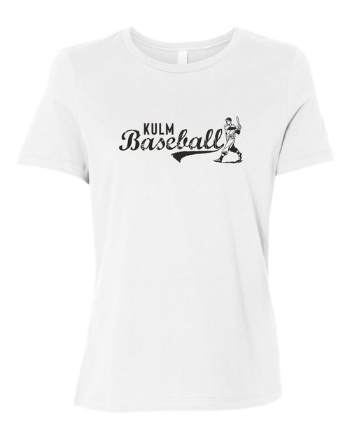 Kulm Youth Baseball 6400 BELLA + CANVAS - Women’s Relaxed Jersey Tee