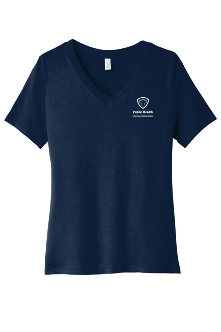 CCHD BC6405 BELLA+CANVAS ® Women’s Relaxed Jersey Short Sleeve V-Neck Tee (Navy) CCHD BC6405 BELLA+CANVAS ® Women’s Relaxed Jersey Short Sleeve V-Neck Tee (Navy)