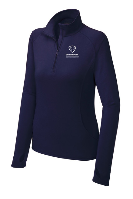 CCHD LST850 Sport-Tek® Women's Sport-Wick® Stretch Quarter-Zip Pullover (True Navy) CCHD LST850 Sport-Tek® Women's Sport-Wick® Stretch Quarter-Zip Pullover (True Navy)
