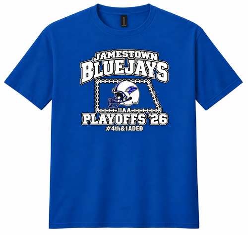 Blue Jay Football Playoffs 64000 Gildan Softstyle® T-Shirt (Royal)