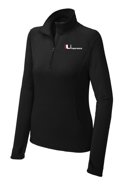 Uinsurance LST850 Sport-Tek® Women's Sport-Wick® Stretch Quarter-Zip Pullover