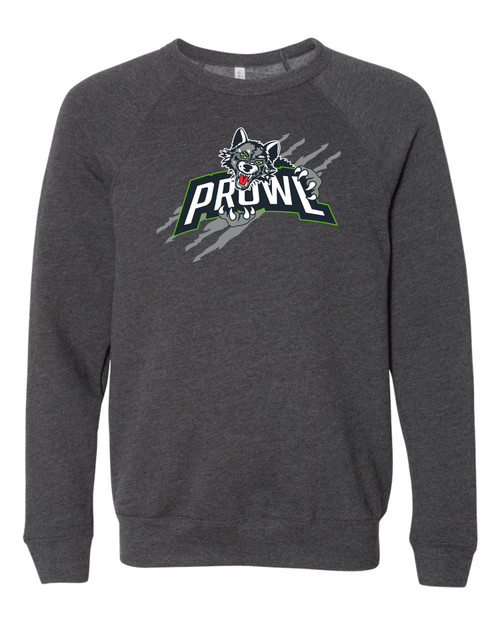 Prowl 3901 BELLA + CANVAS - Sponge Fleece Raglan Crewneck Sweatshirt (Dark Grey Heather) Prowl 3901 BELLA + CANVAS - Sponge Fleece Raglan Crewneck Sweatshirt (Dark Grey Heather)