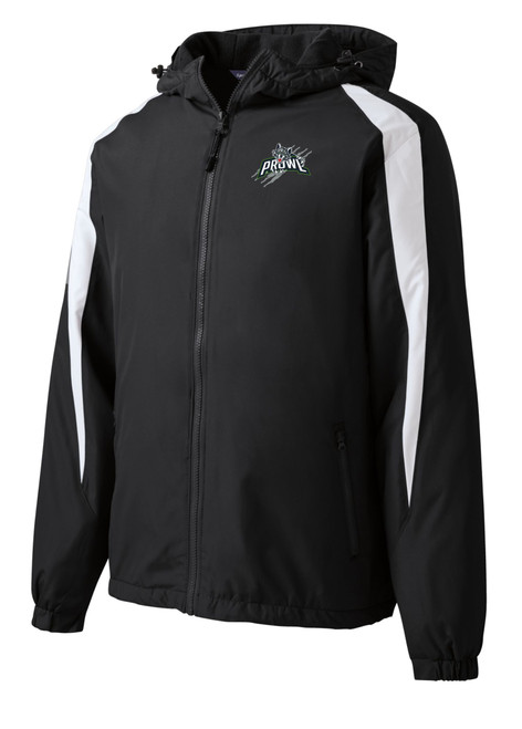 Prowl JST81 Sport-Tek® Fleece-Lined Colorblock Jacket (Black-White) Prowl JST81 Sport-Tek® Fleece-Lined Colorblock Jacket (Black-White)