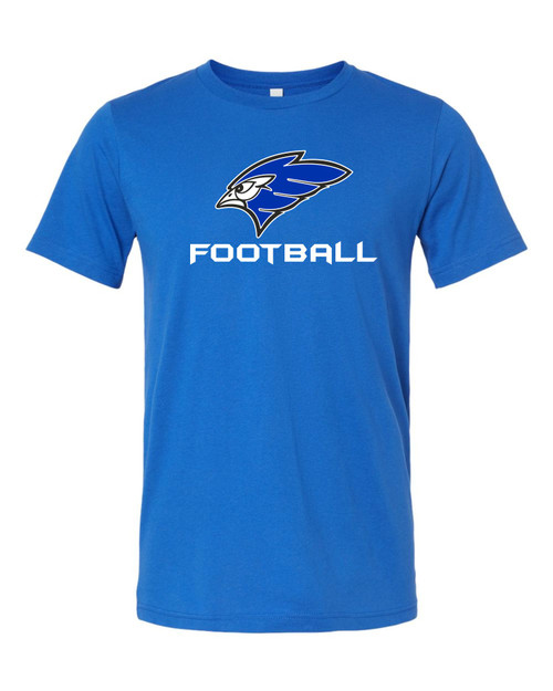 Blue Jay Football 3001CVC BELLA + CANVAS - CVC Jersey Tee