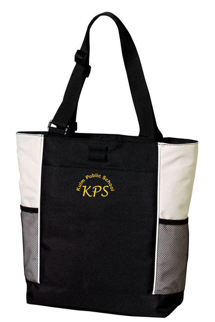 KPS B5160 Port Authority® Panel Tote (Black-Stone)