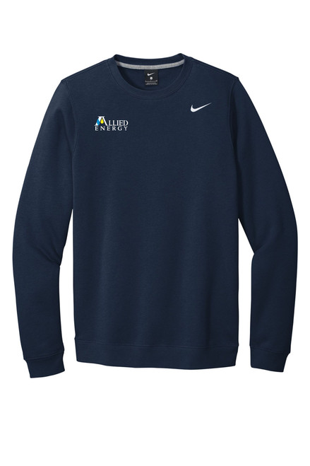 Allied Energy CJ1614 Nike Club Fleece Crew Allied Energy CJ1614 Nike Club Fleece Crew