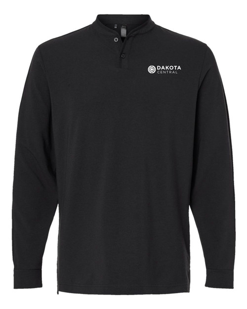 Dakota Central Adidas - Henley Long Sleeve Tee - A597 (New Logo)