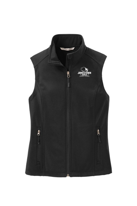Jamestown Chamber L325 Port Authority® Women's Core Soft Shell Vest (Black) Jamestown Chamber L325 Port Authority® Women's Core Soft Shell Vest (Black)