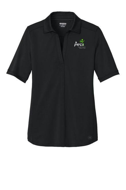Apex Apparel LOG130 OGIO® Women's Metro Polo (Blacktop)