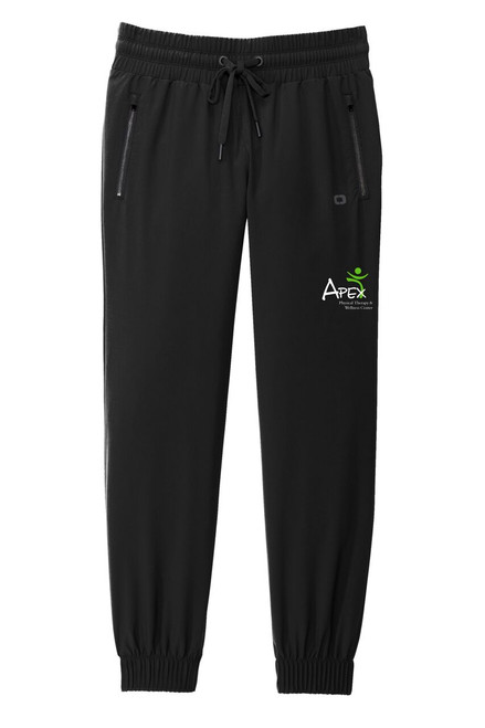 Apex Apparel LOG707 OGIO® Women's Connection Jogger (Blacktop) Apex Apparel LOG707 OGIO® Women's Connection Jogger (Blacktop)