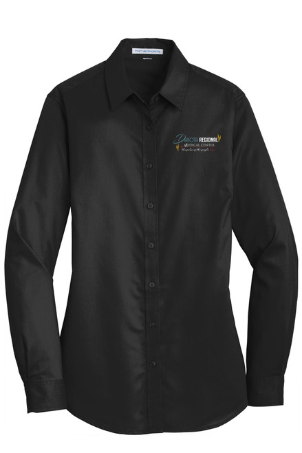 DRMC L663 Port Authority® Women's SuperPro™ Twill Shirt DRMC L663 Port Authority® Women's SuperPro™ Twill Shirt