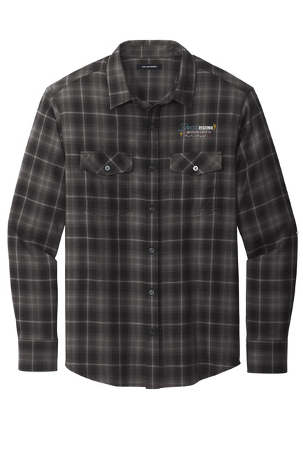 DRMC W672 Port Authority® Long Sleeve Ombre Plaid Shirt ( DRMC W672 Port Authority® Long Sleeve Ombre Plaid Shirt (