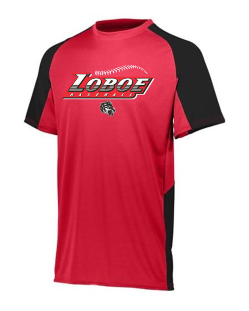 Loboe Baseball 1517 Augusta Sportswear - Cutter Jersey (Red-Black) Loboe Baseball