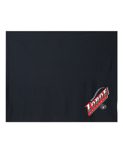 Loboe Baseball 18900 Gildan - Heavy Blend Fleece Stadium Blanket (Black) Loboe Baseball