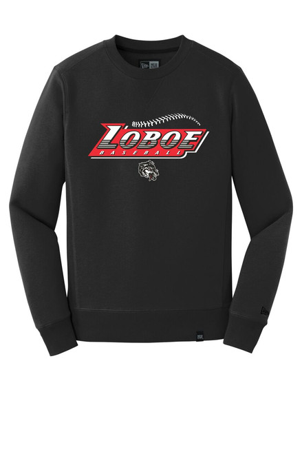 Loboe Baseball NEA501 New Era® French Terry Crew (Black)