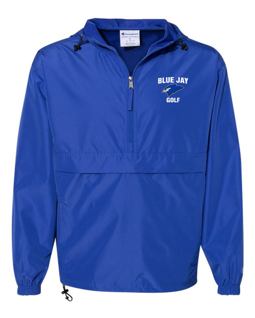 Blue Jay Boys Golf CO200 Champion - Packable Anorak Jacket (Royal)