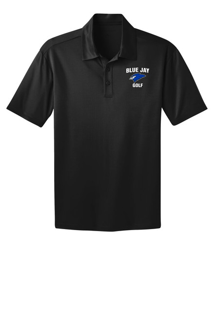Blue Jay Boys Golf TLK540 Port Authority® Tall Silk Touch™ Performance Polo (Black)