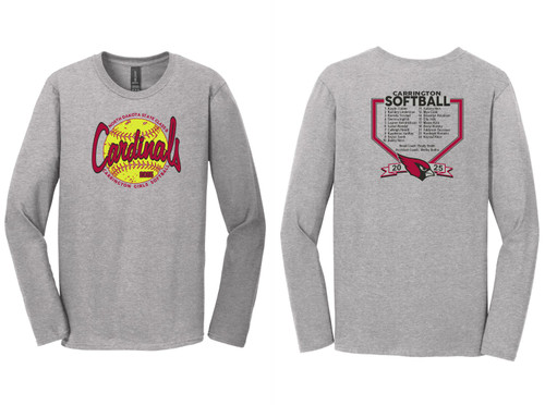 Carrington Girls State Softball 64400 Gildan Softstyle® Long Sleeve T-Shirt (Sport Grey) Carrington Girls State Softball 64400 Gildan Softstyle® Long Sleeve T-Shirt (Sport Grey)
