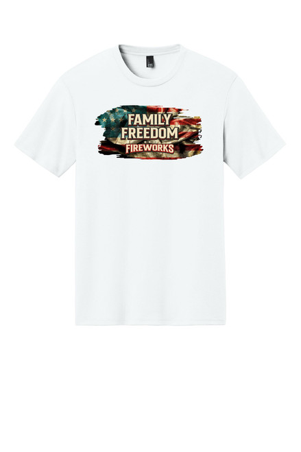 Crewfireworks (Family Freedom Fireworks) DM130 District ® Perfect Tri ® Tee (White) Crewfireworks (Family Freedom Fireworks) DM130 District ® Perfect Tri ® Tee (White)