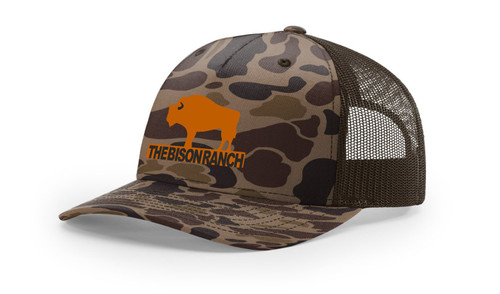 The Bison Ranch 112PFP Printed Five Panel Trucker