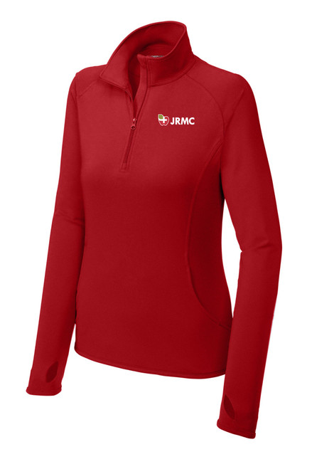 JRMC LST850 Sport-Tek® Women's Sport-Wick® Stretch Quarter-Zip Pullover
