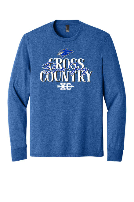 Blay Jay XC DM132 District® Perfect Tri® Long Sleeve Tee (Royal Frost) Blay Jay XC DM132 District® Perfect Tri® Long Sleeve Tee (Royal Frost)