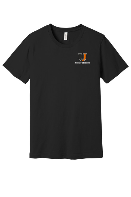 UJ Teacher Education BC3001 BELLA+CANVAS® Unisex Jersey Short Sleeve Tee (Black)