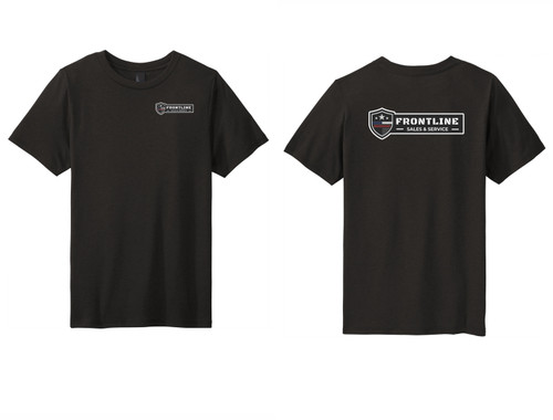 Frontline DT130Y District® Youth Perfect Tri® Tee (Black)