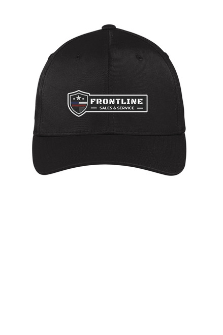 Frontline STC17 Sport-Tek® Flexfit® Performance Solid Cap (Black)