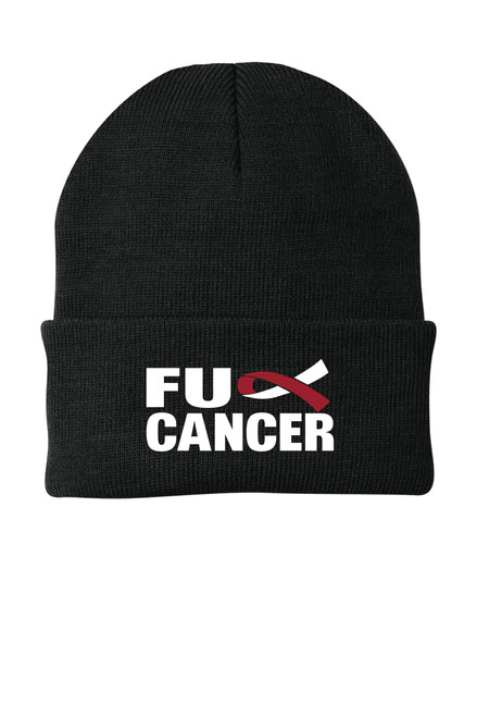 Marks Fight CP90 Port Authority® Knit Cap (Black)